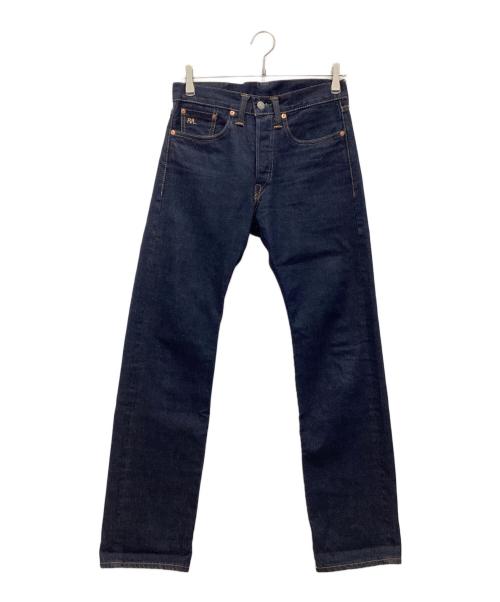 RRL（ダブルアールエル）RRL (ダブルアールエル) デニムパンツ USA製 ボタンフライ インディゴ サイズ:SIZE W28×L30の古着・服飾アイテム