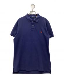 POLO RALPH LAUREN（ポロ・ラルフローレン）の古着「半袖ポロシャツ」｜ネイビー
