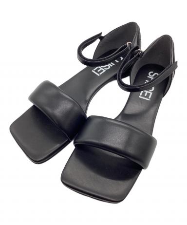 中古・古着通販】SHISEI (シセイ) PADDED SANDALS サンダル ブラック