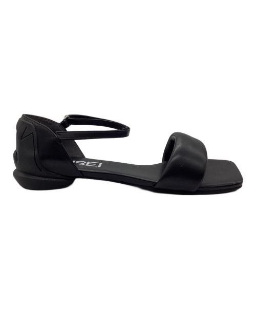 SHISEI（シセイ）SHISEI (シセイ) PADDED SANDALS サンダル ブラック サイズ:SIZE 24.5cmの古着・服飾アイテム