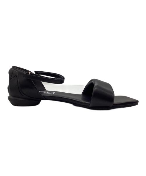 SHISEI（シセイ）SHISEI (シセイ) PADDED SANDALS サンダル ブラック サイズ:SIZE 24.5cmの古着・服飾アイテム