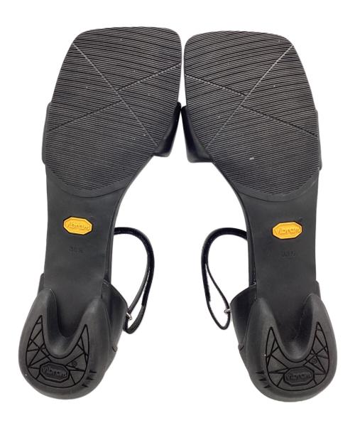 SHISEI（シセイ）SHISEI (シセイ) PADDED SANDALS サンダル ブラック サイズ:SIZE 24.5cmの古着・服飾アイテム