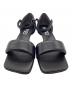 SHISEI (シセイ) PADDED SANDALS サンダル ブラック サイズ:SIZE 24.5cm：15000円