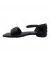 中古・古着 SHISEI (シセイ) PADDED SANDALS サンダル ブラック サイズ:SIZE 24.5cm：15000円