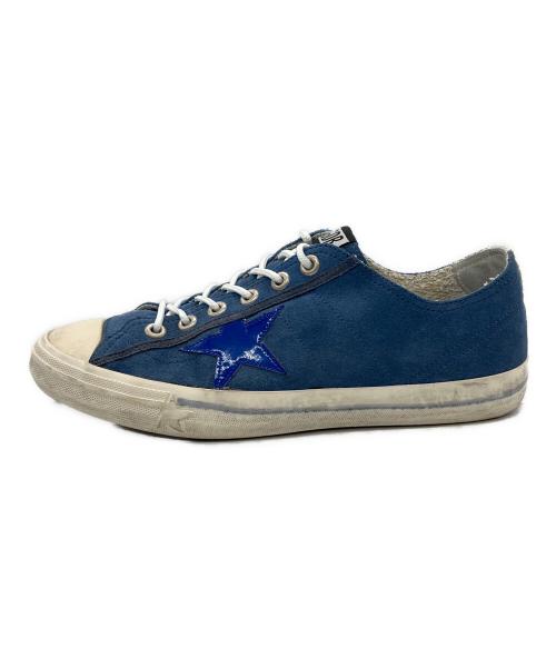 GOLDEN GOOSE（ゴールデングース）GOLDEN GOOSE (ゴールデングース) V-Star ローカットスニーカー ブルー サイズ:SIZE 26cmの古着・服飾アイテム