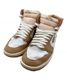NIKE（ナイキ）の古着「Women's Air Jordan 1 Retro High OG "Praline"」｜ホワイト×ブラウン
