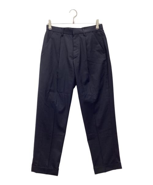 MINEDENIM（マインデニム）MINEDENIM (マインデニム) E.F Wool Tapered TRS スラックス トラウザーパンツ ネイビー サイズ:SIZE 44の古着・服飾アイテム