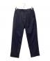 MINEDENIM（マインデニム）の古着「E.F Wool Tapered TRS スラックス トラウザーパンツ」｜ネイビー