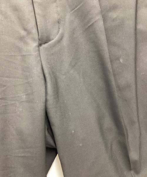 MINEDENIM（マインデニム）MINEDENIM (マインデニム) E.F Wool Tapered 1タック ウール スラックス トラウザーパンツ ブラック サイズ:SIZE 44の古着・服飾アイテム