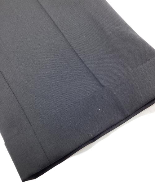 MINEDENIM（マインデニム）MINEDENIM (マインデニム) E.F Wool Tapered 1タック ウール スラックス トラウザーパンツ ブラック サイズ:SIZE 44の古着・服飾アイテム