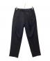 MINEDENIM（マインデニム）の古着「E.F Wool Tapered 1タック ウール スラックス トラウザーパンツ」｜ブラック