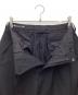 中古・古着 MINEDENIM (マインデニム) E.F Wool Tapered 1タック ウール スラックス トラウザーパンツ ブラック サイズ:SIZE 44：14000円
