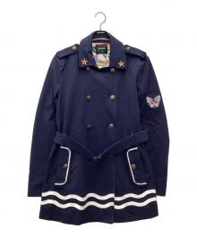 Desigual（デシグアル）の古着「トレンチコート」｜ネイビー