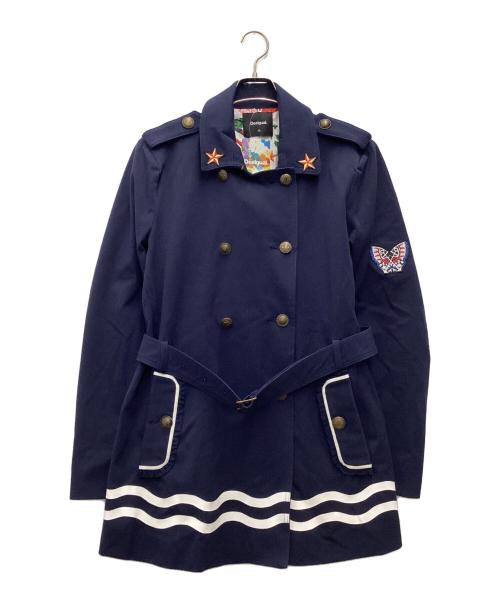 Desigual（デシグアル）Desigual (デシグアル) トレンチコート ネイビー サイズ:SIZE 46の古着・服飾アイテム
