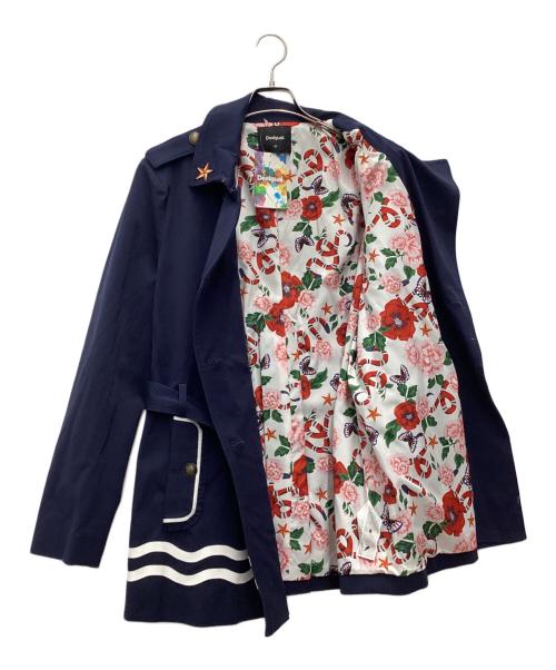 Desigual（デシグアル）Desigual (デシグアル) トレンチコート ネイビー サイズ:SIZE 46の古着・服飾アイテム