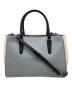 COACH (コーチ) Surrey Carryall 2WAYハンドバッグ スカイブルー×ベージュ：7000円
