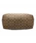 中古・古着 COACH (コーチ) トートバッグ ブラウン×スカイブルー：5000円