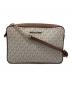 MICHAEL KORS（マイケルコース）の古着「ショルダーバッグ」｜ホワイト×ブラウン