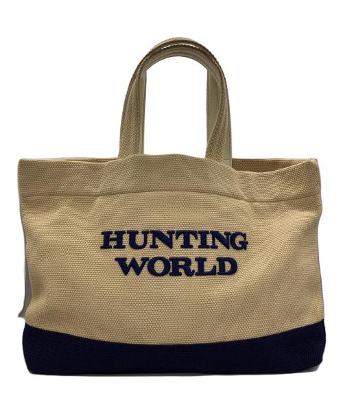 HUNTING WORLD（ハンティングワールド）HUNTING WORLD (ハンティングワールド) AT EASE MARINA トートバッグ ベージュの古着・服飾アイテム