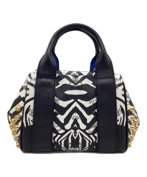 MCM（エムシーエム）MCM (エムシーエム) ミニボストンバッグ ブラックの古着・服飾アイテム