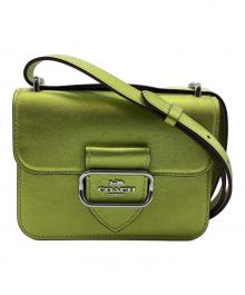 COACH（コーチ）の古着「モーガン スクエア クロスボディ ショルダーバッグ」｜黄緑