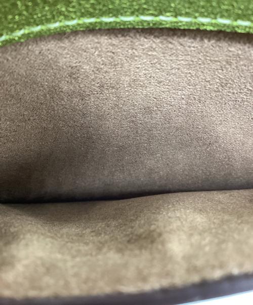 COACH（コーチ）COACH (コーチ) モーガン スクエア クロスボディ ショルダーバッグ 黄緑の古着・服飾アイテム