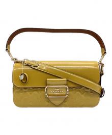 COACH（コーチ）の古着「モーガンショルダーバッグ」｜イエロー