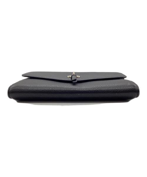 Kate Spade（ケイトスペード）Kate Spade (ケイトスペード) ショルダーウォレット ブラックの古着・服飾アイテム