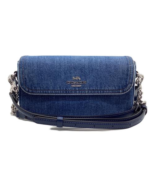 COACH（コーチ）COACH (コーチ) ヘイリーフラップ 2wayバッグ ブルーの古着・服飾アイテム