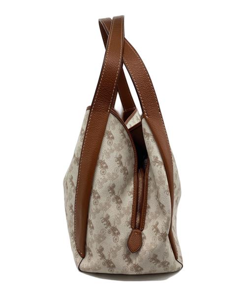COACH（コーチ）COACH (コーチ) ハドリーホーボー ホースアンドキャリッジショルダーバッグ ベージュの古着・服飾アイテム