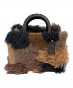 COACHコーチ）の古着「ローグ 25・パッチワーク」｜ブラウン×ブラック