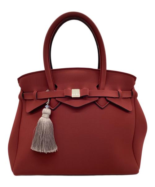 SAVE MY BAG（セーブマイバッグ）SAVE MY BAG (セーブマイバッグ) ハンドバッグ レッドの古着・服飾アイテム