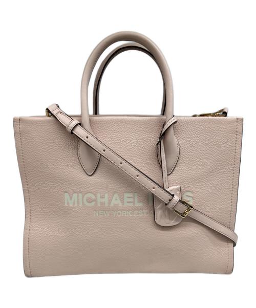 MICHAEL KORS（マイケルコース）MICHAEL KORS (マイケルコース) トートバッグ ピンクの古着・服飾アイテム