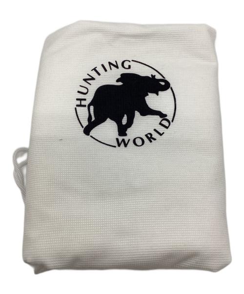 HUNTING WORLD（ハンティングワールド）HUNTING WORLD (ハンティングワールド) ショルダーバッグ デイリーサーパス キャリーオール M ホワイト×ブラウンの古着・服飾アイテム