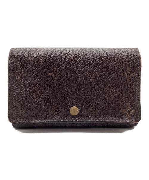 LOUIS VUITTON（ルイ ヴィトン）LOUIS VUITTON (ルイ ヴィトン) ポルトモネ・ビエ・トレゾール 2つ折り財布 モノグラム ブラウンの古着・服飾アイテム
