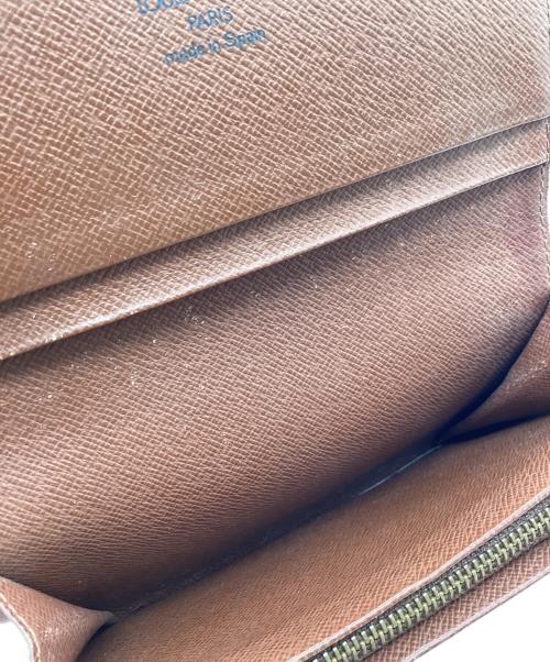 LOUIS VUITTON（ルイ ヴィトン）LOUIS VUITTON (ルイ ヴィトン) ポルトモネ・ビエ・トレゾール 2つ折り財布 モノグラム ブラウンの古着・服飾アイテム