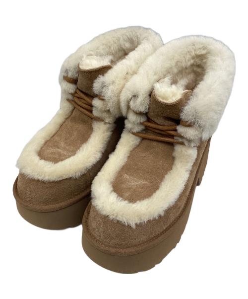 UGG（アグ）UGG (アグ) Esmee Lace Up ブラウン サイズ:SIZE 24cmの古着・服飾アイテム
