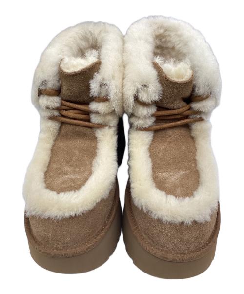 UGG（アグ）UGG (アグ) Esmee Lace Up ブラウン サイズ:SIZE 24cmの古着・服飾アイテム
