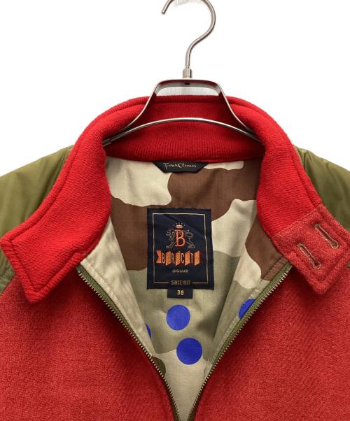 BARACUTA（バラクータ）BARACUTA (バラクータ) Harris Tweed (ハリスツイード) ジャケット オリーブ×レッド サイズ:SIZE 36の古着・服飾アイテム