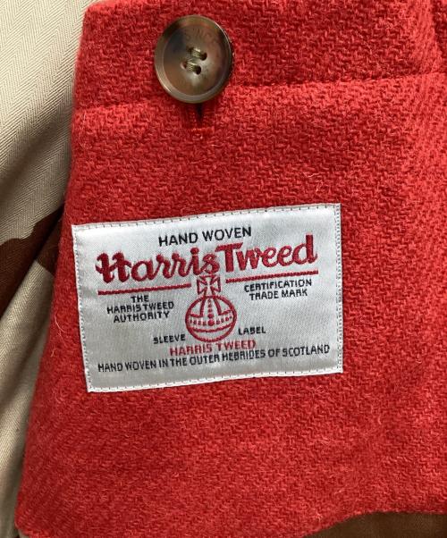 BARACUTA（バラクータ）BARACUTA (バラクータ) Harris Tweed (ハリスツイード) ジャケット オリーブ×レッド サイズ:SIZE 36の古着・服飾アイテム