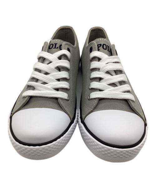 POLO RALPH LAUREN（ポロ・ラルフローレン）POLO RALPH LAUREN (ポロ・ラルフローレン) ローカットスニーカー グレー サイズ:SIZE 24cmの古着・服飾アイテム