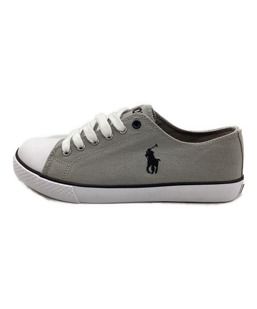 POLO RALPH LAUREN（ポロ・ラルフローレン）POLO RALPH LAUREN (ポロ・ラルフローレン) ローカットスニーカー グレー サイズ:SIZE 24cmの古着・服飾アイテム