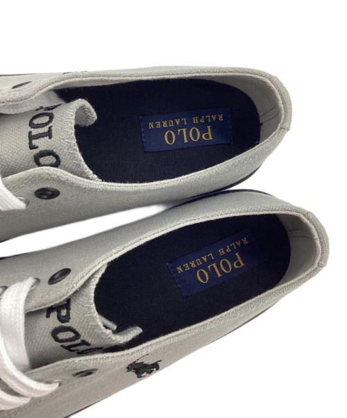 POLO RALPH LAUREN（ポロ・ラルフローレン）POLO RALPH LAUREN (ポロ・ラルフローレン) ローカットスニーカー グレー サイズ:SIZE 24cmの古着・服飾アイテム
