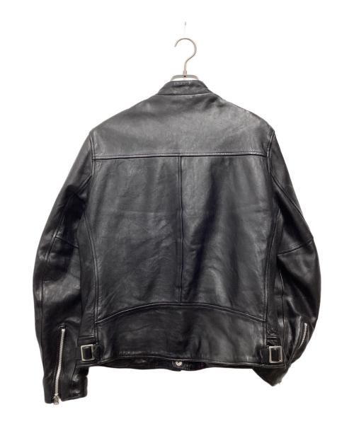 Schott（ショット）Schott (ショット) シープレザー ダブルブレストライダースジャケット ブラック サイズ:SIZE Lの古着・服飾アイテム