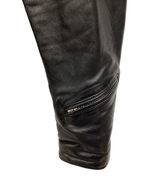 Schott（ショット）Schott (ショット) シープレザー ダブルブレストライダースジャケット ブラック サイズ:SIZE Lの古着・服飾アイテム