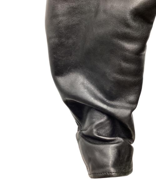 Schott（ショット）Schott (ショット) シープレザー ダブルブレストライダースジャケット ブラック サイズ:SIZE Lの古着・服飾アイテム