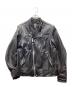 Schott（ショット）の古着「シープレザー ダブルブレストライダースジャケット」｜ブラック