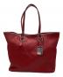 LONGCHAMP（ロンシャン）の古着「トートバッグ」｜レッド×グレー