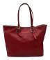 LONGCHAMP (ロンシャン) トートバッグ レッド×グレー：8000円