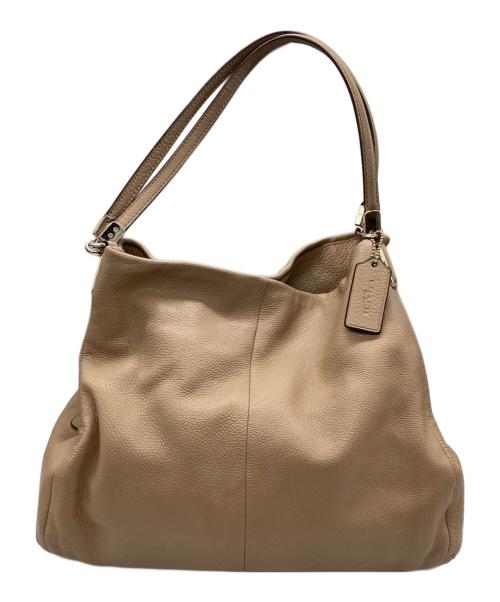 COACH（コーチ）COACH (コーチ) ショルダーバッグ ベージュの古着・服飾アイテム
